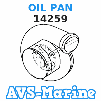 14259 OIL PAN Mercruiser 
