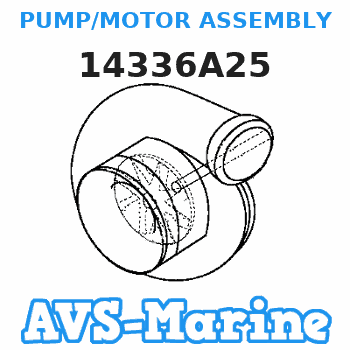 14336A25 PUMP/MOTOR ASSEMBLY Mercruiser 