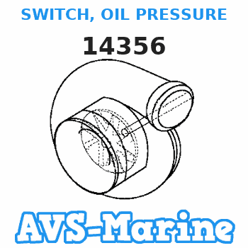 14356 SWITCH, OIL PRESSURE Mercruiser 