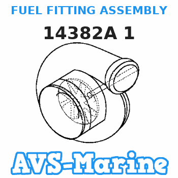 14382A 1 FUEL FITTING ASSEMBLY Mercruiser 