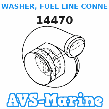 14470 WASHER, FUEL LINE CONNECTOR Mercruiser 