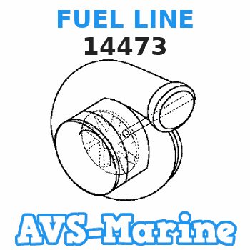 14473 FUEL LINE Mercruiser 