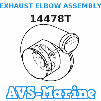 14478T EXHAUST ELBOW ASSEMBLY Mercruiser 