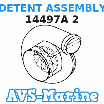 14497A 2 DETENT ASSEMBLY Mercruiser 