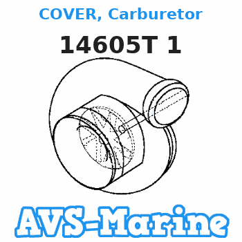 14605T 1 COVER, Carburetor Mercruiser 