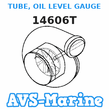 14606T TUBE, OIL LEVEL GAUGE Mercruiser 