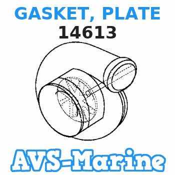 14613 GASKET, PLATE Mercruiser 