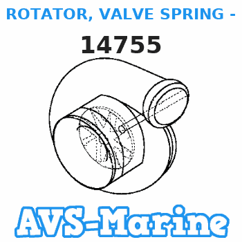 14755 ROTATOR, VALVE SPRING - EXHAUST VALVE Mercruiser 