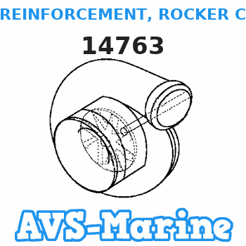 14763 REINFORCEMENT, ROCKER COVER STUD Mercruiser 