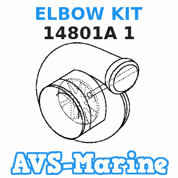 14801A 1 ELBOW KIT Mercruiser 