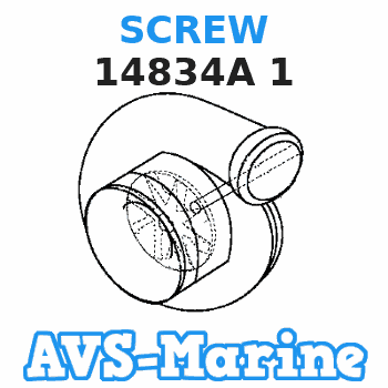 14834A 1 SCREW Mercruiser 