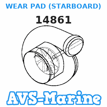 14861 WEAR PAD (STARBOARD) Mercruiser 