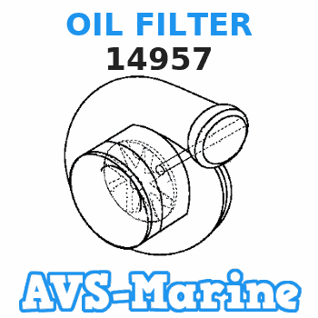 14957 OIL FILTER Mercruiser 