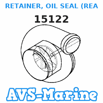 15122 RETAINER, OIL SEAL (REAR) R.H. ROTATION Mercruiser 
