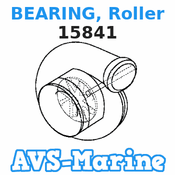 15841 BEARING, Roller Mercruiser 