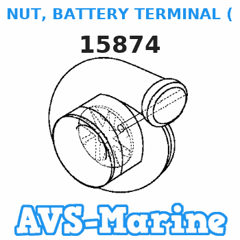 15874 NUT, BATTERY TERMINAL (10MM) Mercruiser 
