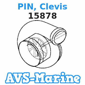 15878 PIN, Clevis Mercruiser 