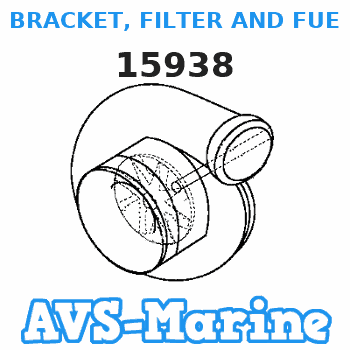 15938 BRACKET, FILTER AND FUEL PUMP Mercruiser 