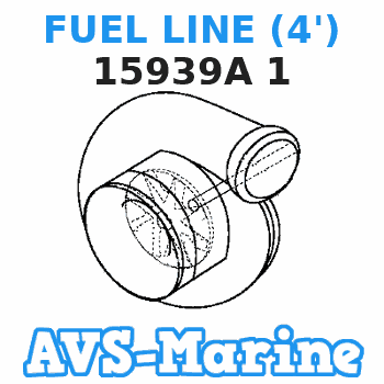 15939A 1 FUEL LINE (4') Mercruiser 