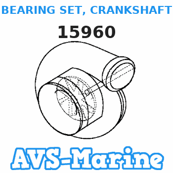 15960 BEARING SET, CRANKSHAFT (STANDARD) Mercruiser 