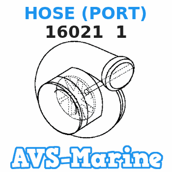 16021 1 HOSE (PORT) Mercruiser 