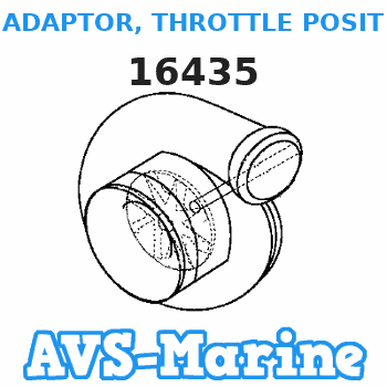16435 ADAPTOR, THROTTLE POSITION INDICATOR Mercruiser 