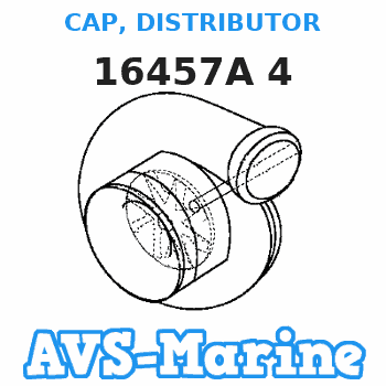 16457A 4 CAP, DISTRIBUTOR Mercruiser 