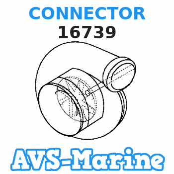 16739 CONNECTOR Mercruiser 