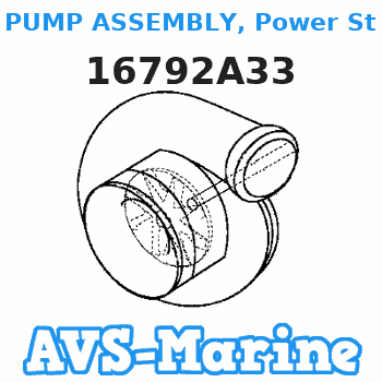 16792A33 PUMP ASSEMBLY, Power Steering Mercruiser 