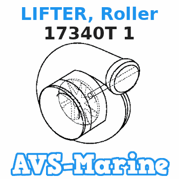 17340T 1 LIFTER, Roller Mercruiser 