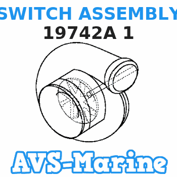 19742A 1 SWITCH ASSEMBLY Mercruiser 