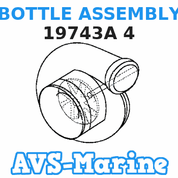 19743A 4 BOTTLE ASSEMBLY Mercruiser 