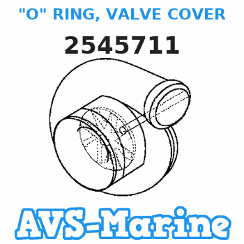 2545711 "O" RING, VALVE COVER Mercruiser 