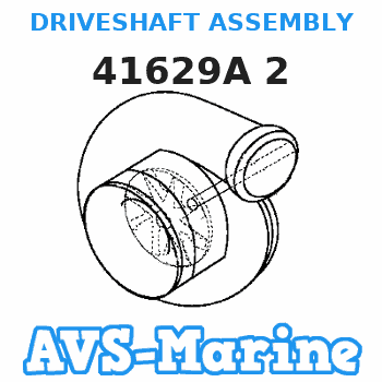 41629A 2 DRIVESHAFT ASSEMBLY Mercruiser 