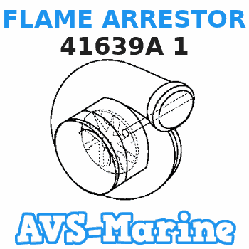 41639A 1 FLAME ARRESTOR Mercruiser 