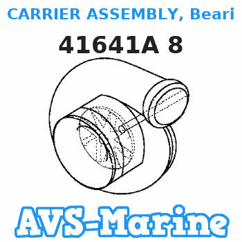 41641A 8 CARRIER ASSEMBLY, Bearing Mercruiser 