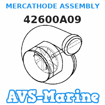 42600A09 MERCATHODE ASSEMBLY Mercruiser 