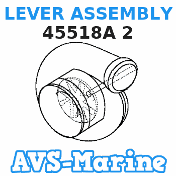 45518A 2 LEVER ASSEMBLY Mercruiser 