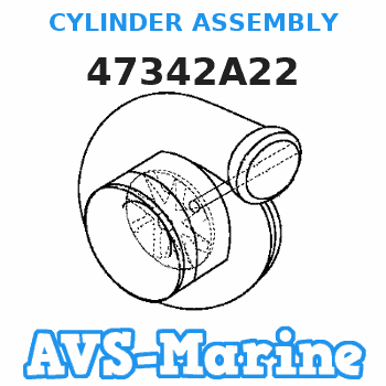 47342A22 CYLINDER ASSEMBLY Mercruiser 