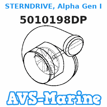 5010198DP STERNDRIVE, Alpha Gen II (1.98:1) Mercruiser 