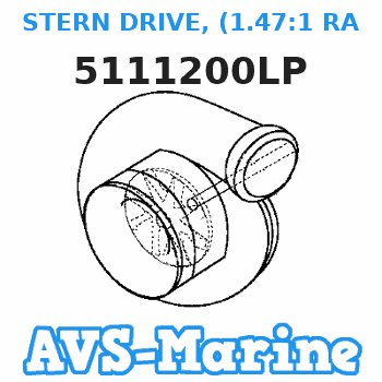 5111200LP STERN DRIVE, (1.47:1 RATIO) Mercruiser 