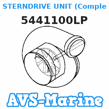 5441100LP STERNDRIVE UNIT (Complete) Mercruiser 