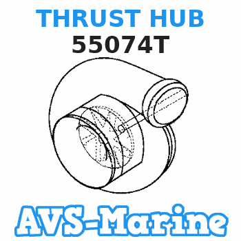 55074T THRUST HUB Mercruiser 