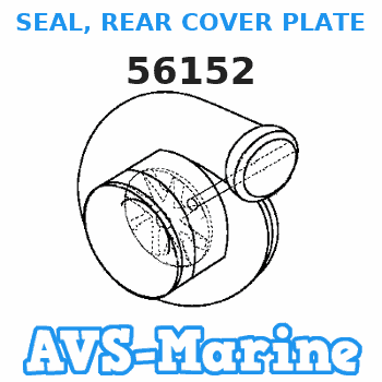 56152 Mercruiser SEAL, REAR COVER PLATE