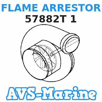 57882T 1 FLAME ARRESTOR Mercruiser 
