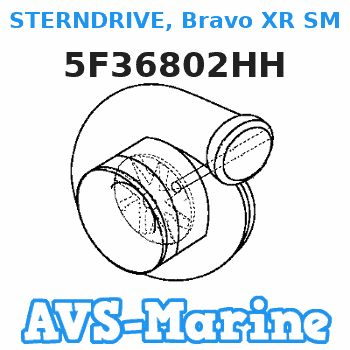 5F36802HH STERNDRIVE, Bravo XR SM (1.26:1 Ratio) (Long - Standard) Mercruiser 