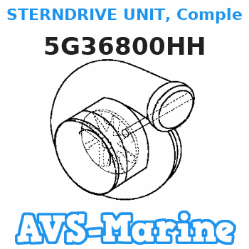 5G36800HH STERNDRIVE UNIT, Complete Mercruiser 
