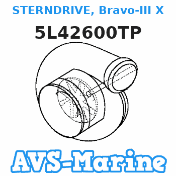 5L42600TP STERNDRIVE, Bravo-III X Diesel (2.00:1) Mercruiser 