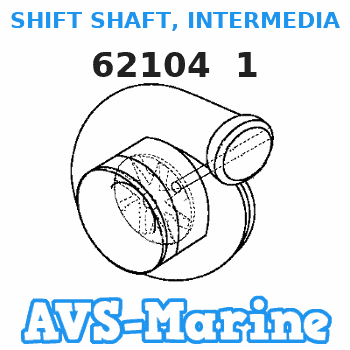 62104 1 SHIFT SHAFT, INTERMEDIATE Mercruiser 