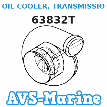 63832T OIL COOLER, TRANSMISSION Mercruiser 
